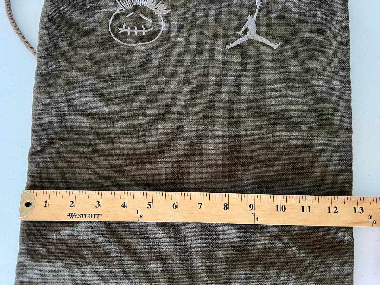 Travis Scott Jumpman Cactus Jack Nike Jordan Shoe Dust Tote Bag Only Green *Hole
