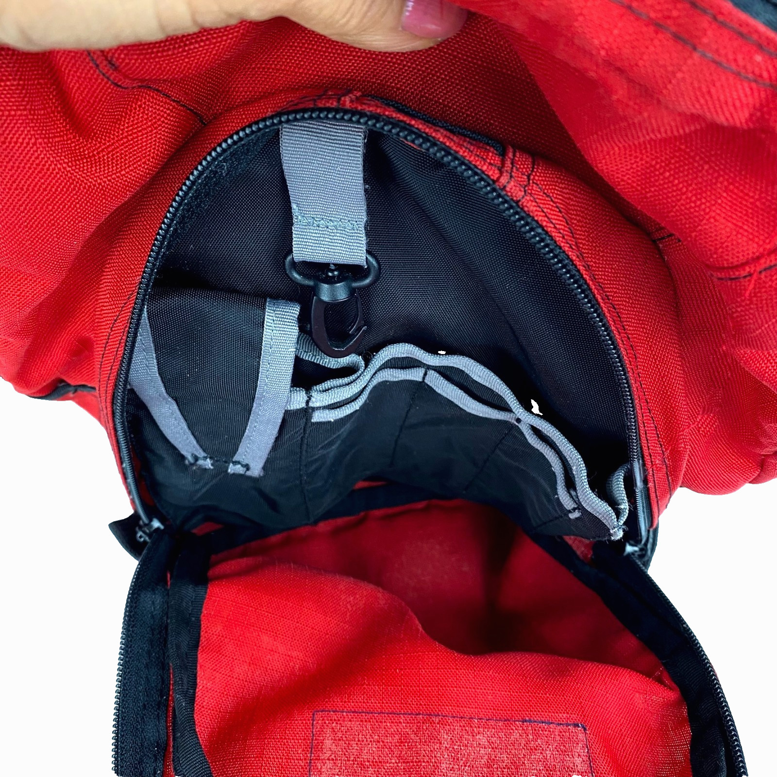 Jansport Big Student Backpack Red Large Satchel Book Bag Preowned 3 Lg Pockets