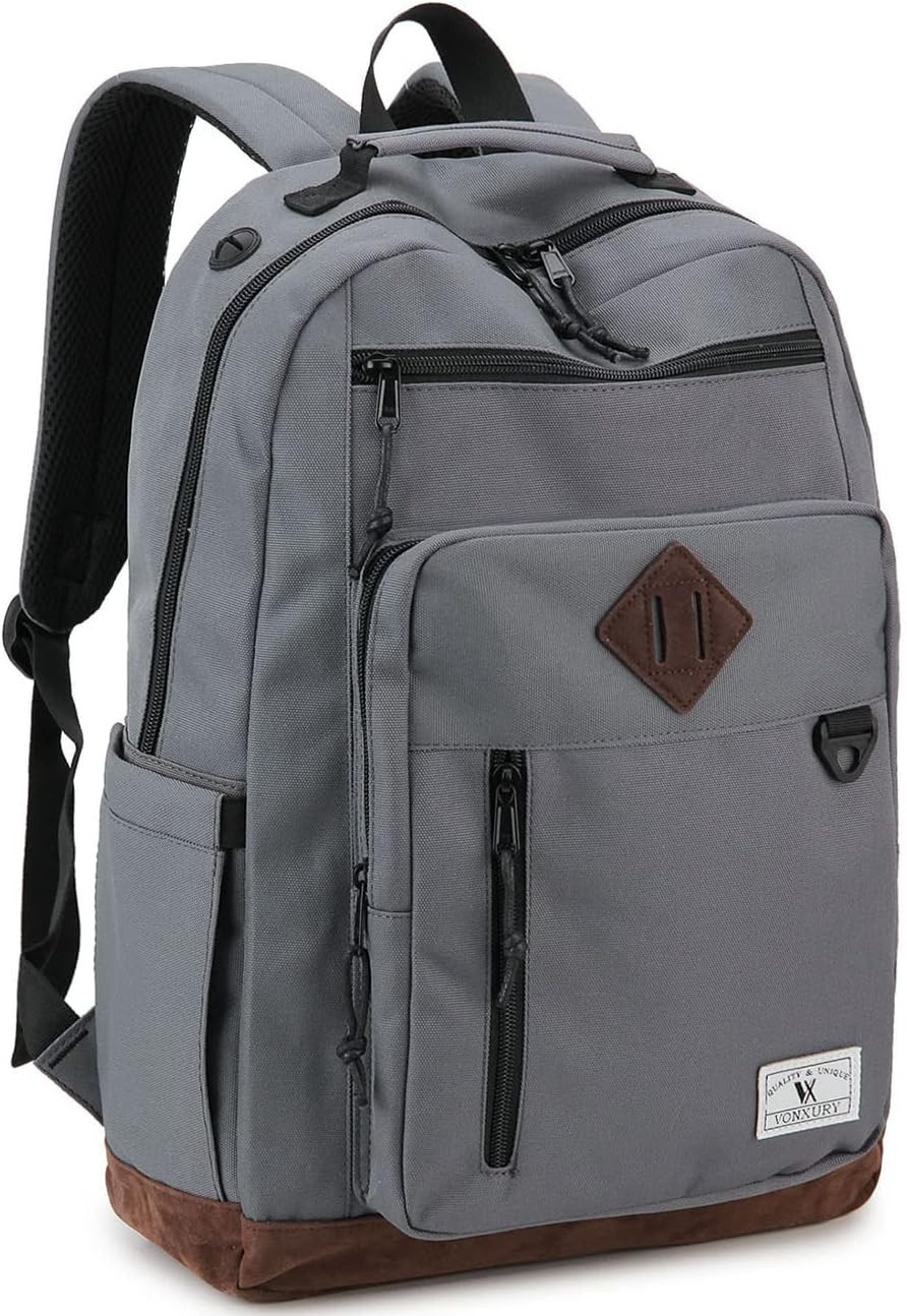 Backpack for Men Women,Lightweight 15.6In Bookbag with Mulitiple Pockets,Water R