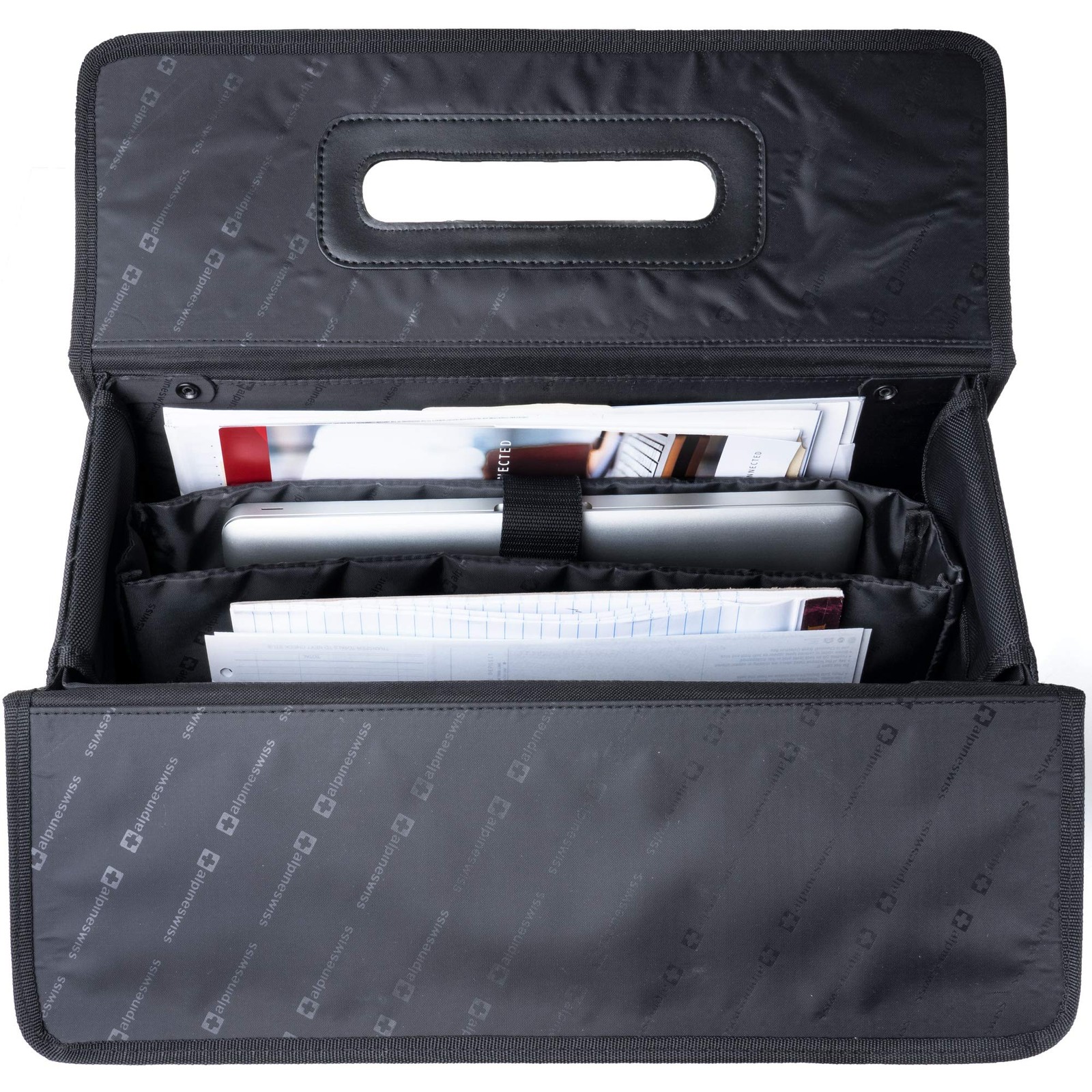 Rolling Briefcase | Laptop Bag For Men & | Hard Side Catalog Case on Wheels |…