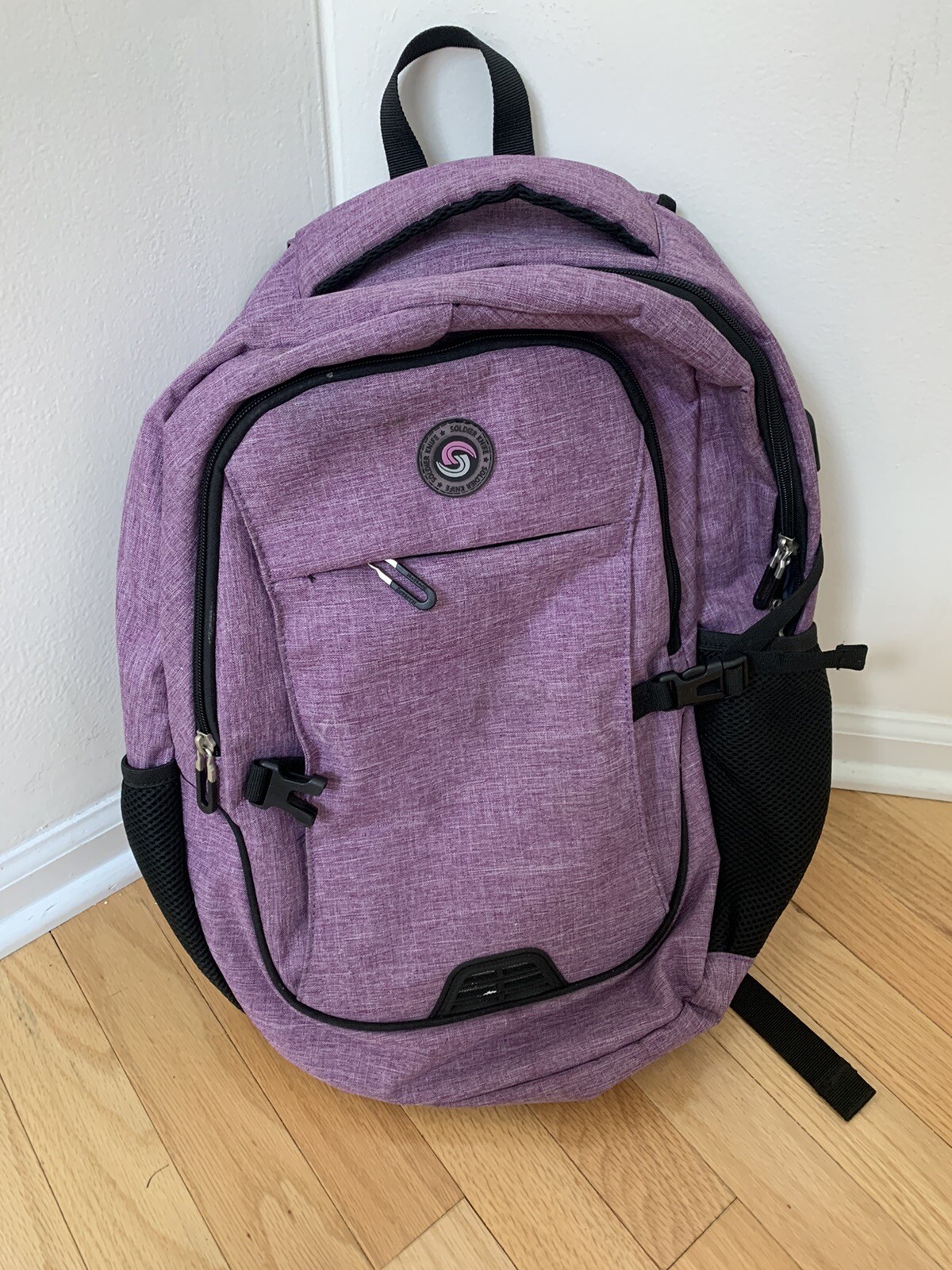 Soldier Knife Backpack with USB Charging Port & Weather Resistant