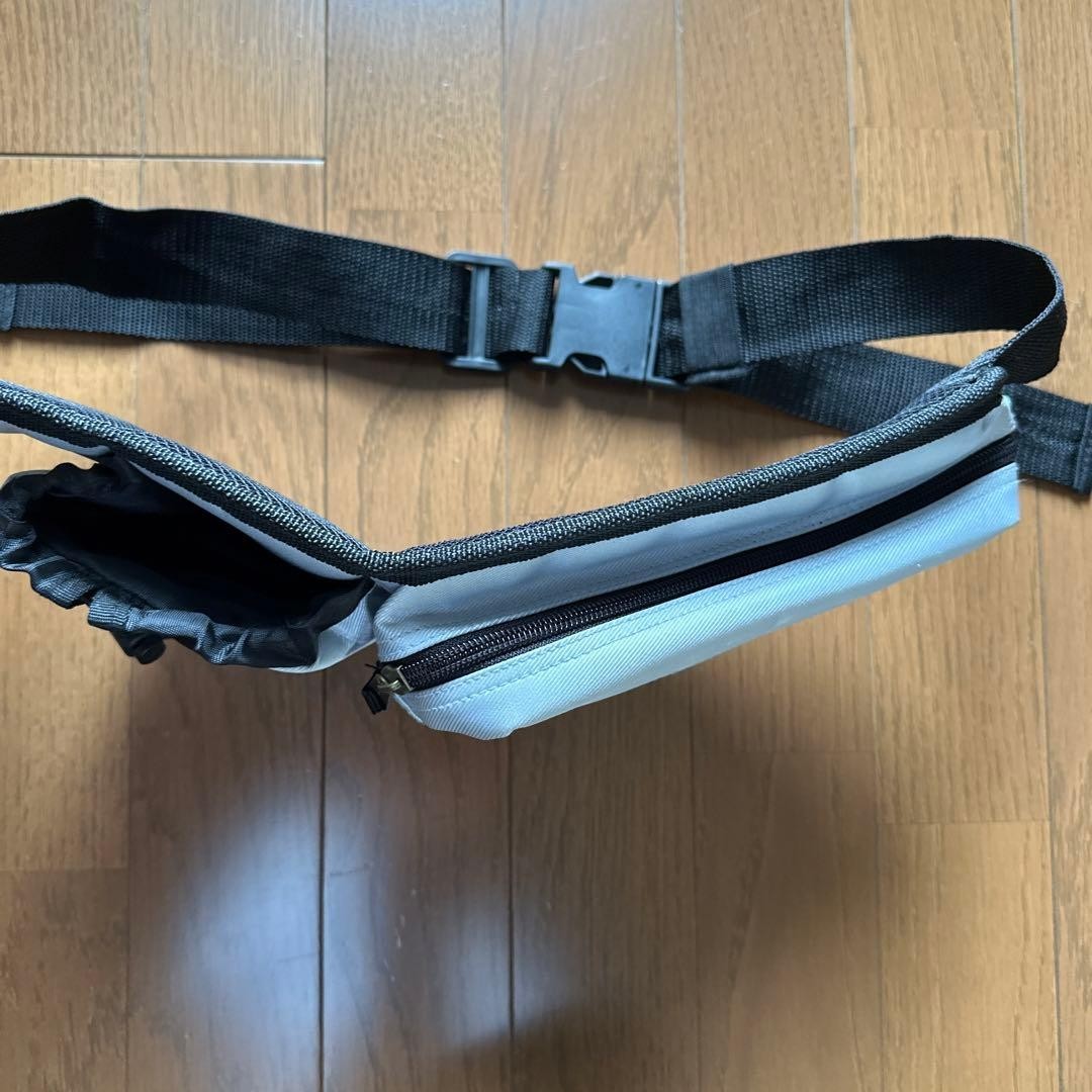 SONY WALKMAN Waist Pouch Bag Silver Gray Unused From Japan Rare