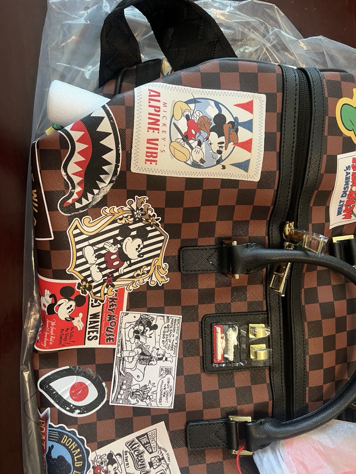 SPRAYGROUND MICKEY MOUSE MOGUL DISNEY COLLAB DUFFLE BRAND NEW