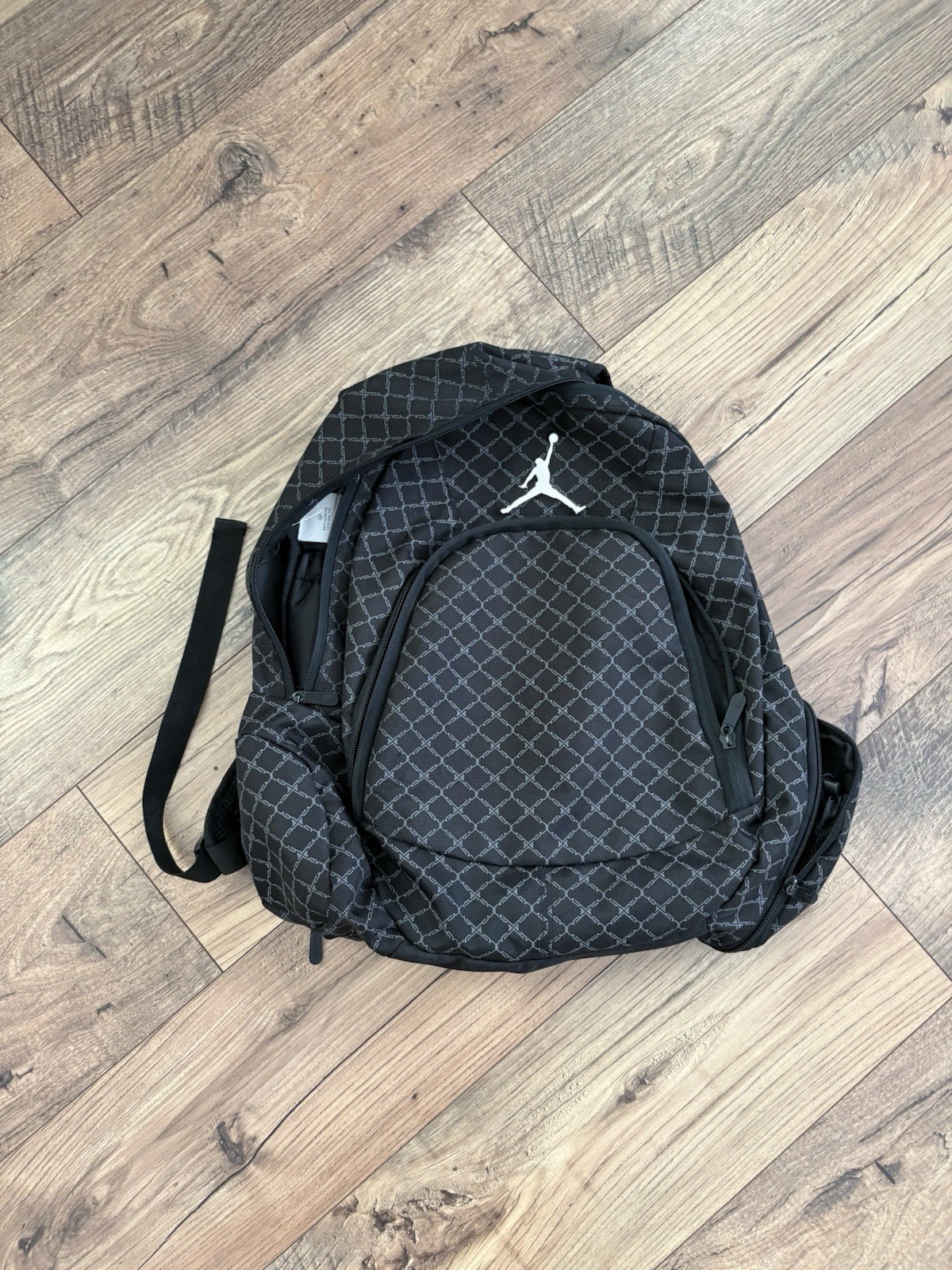 Vintage Air Jordan Jumpman Black 23 Monogram Backpack Basketball Bag MJ23 NBA