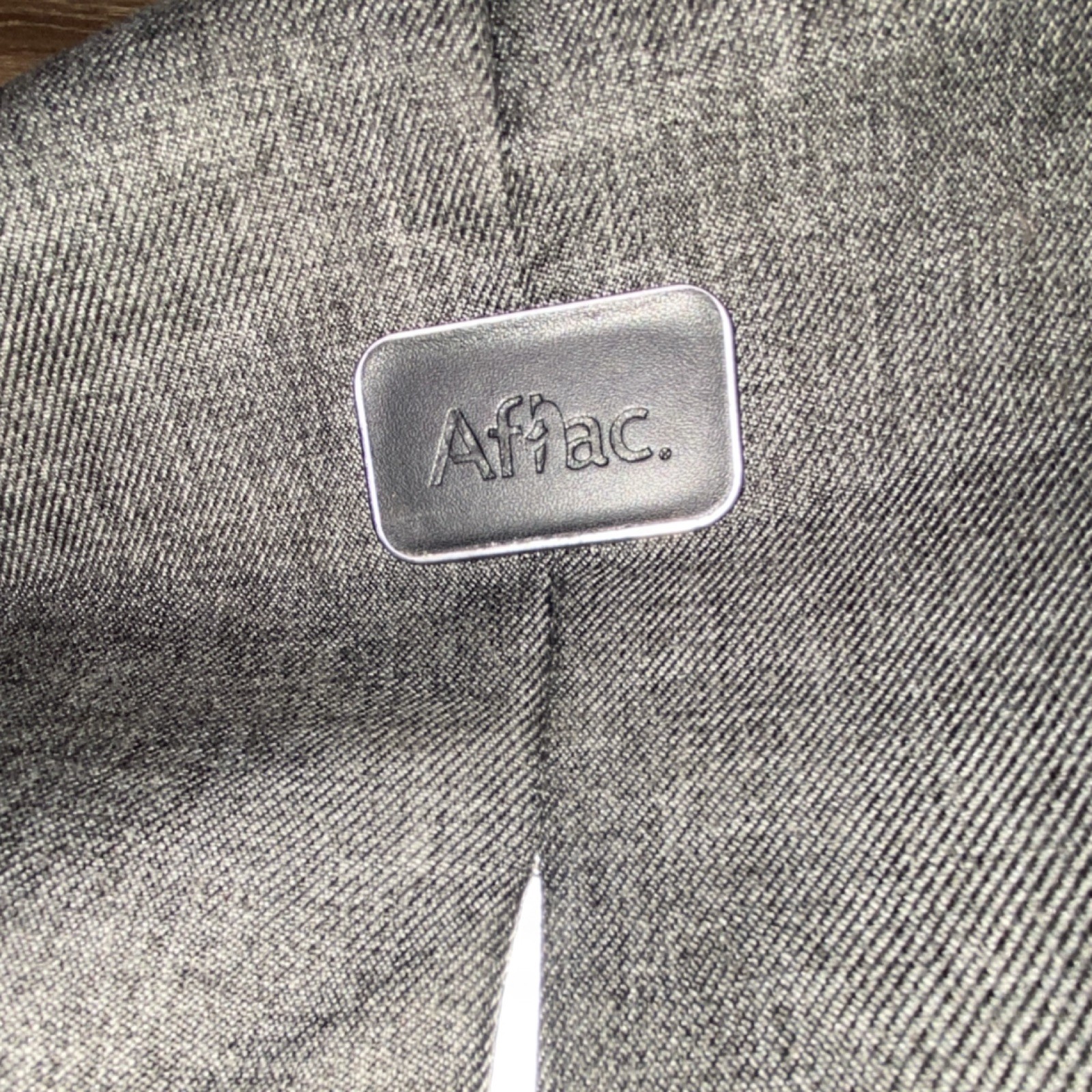 Aflac Gray/Black Laptop Backpack w/ TSA Lock, Sleeve, Pockets, Adjustable Straps
