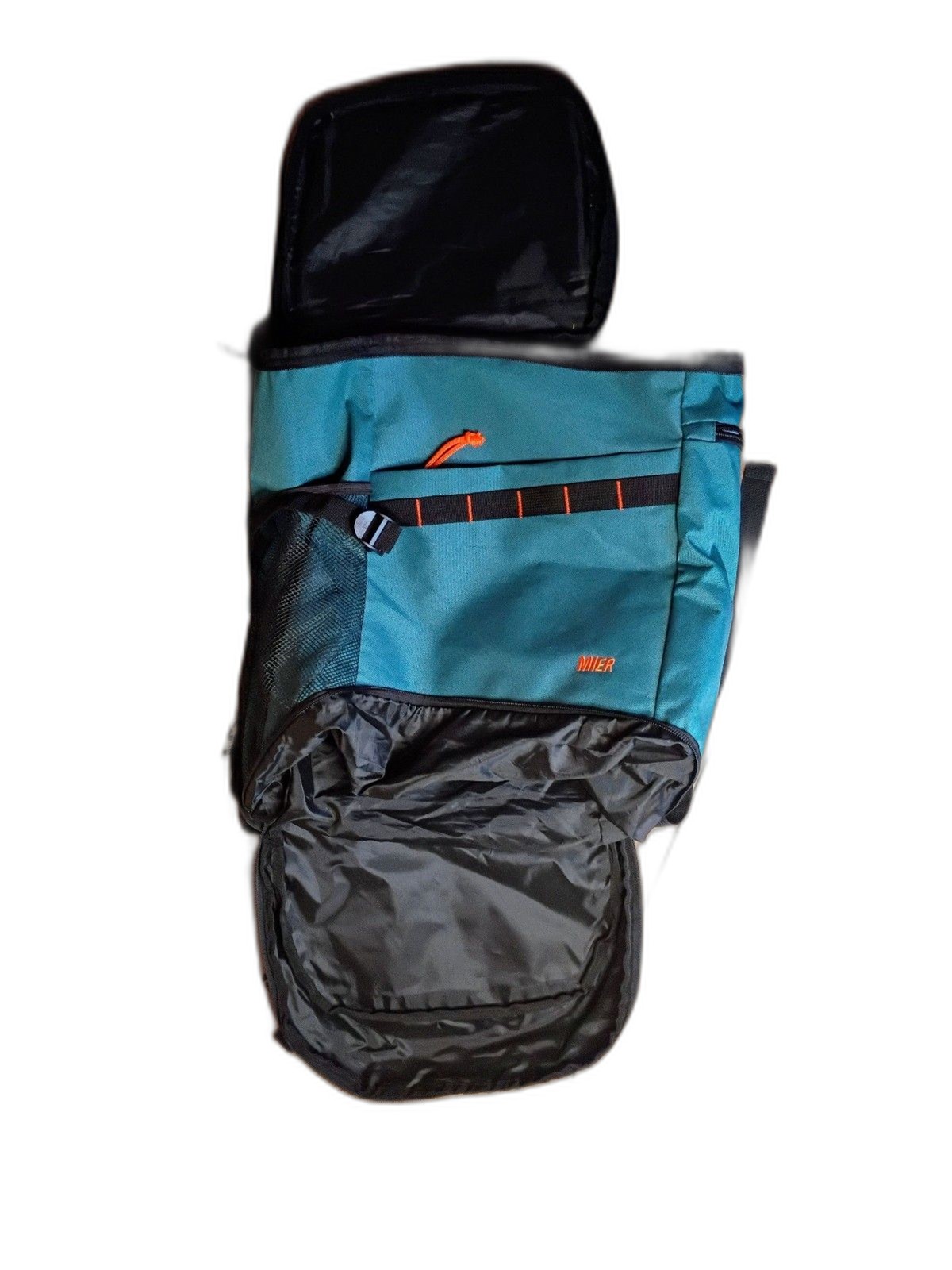 Mier 35L Teal Gray Basketball Backpack w/ Shoe & Ball Compartments