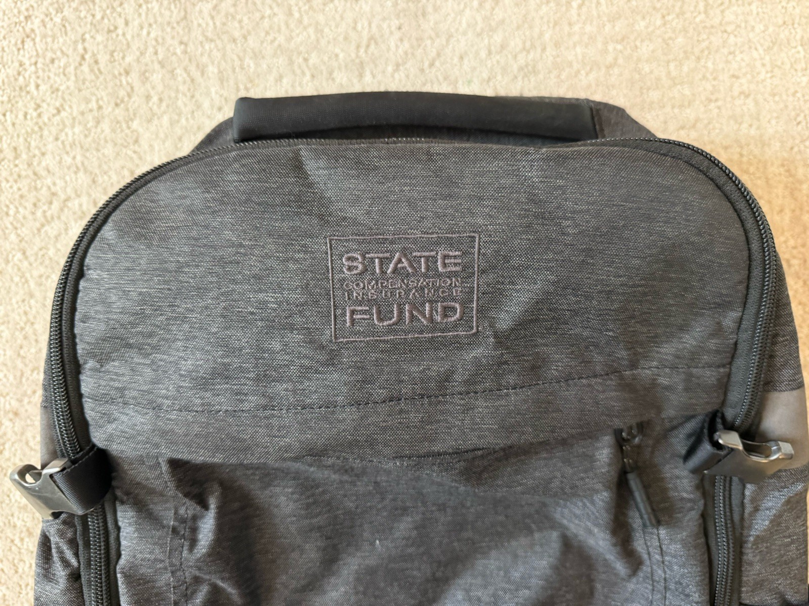 Timbuk2 Backpack, The Division Pack Jet Black Static – State Fund Stitch