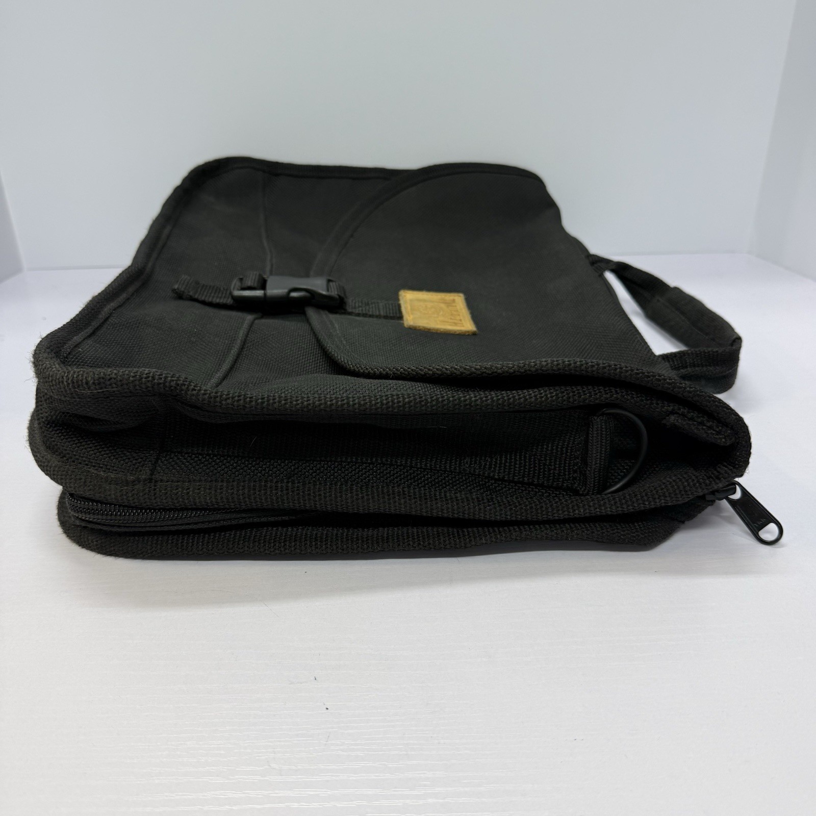 Duluth Trading Co Black Briefcase Laptop Bag Multi-Pocket Work Messenger Case