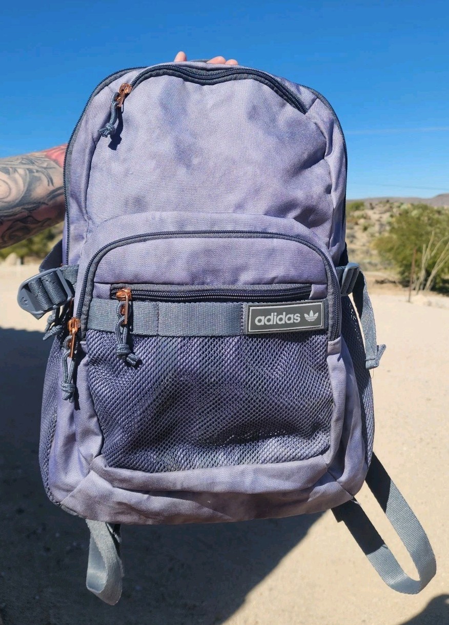 Adidas Originals Energy Backpack Gray Sustainable Recycled End Plastic Waste