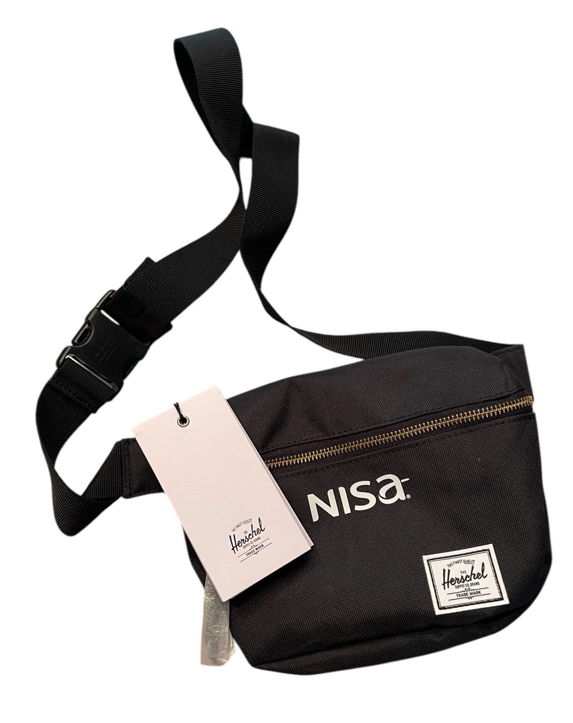 Herschel Supply Company Fifteen Hip Pack 2L Black Unisex Travel Casual New Zips