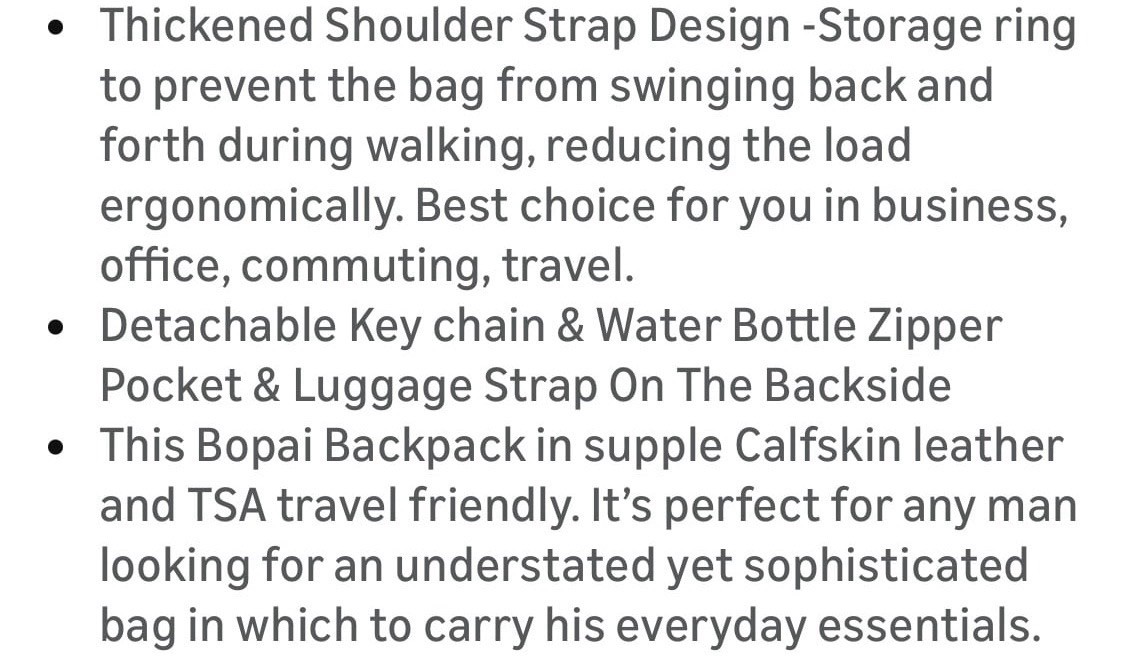 40L Genuine Leather Business Laptop Professional Backpack for Men 15.6 inch