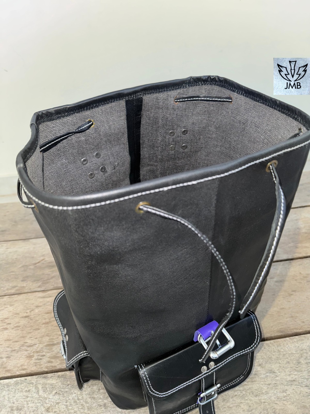 Leather Bag Backpack Men Laptop Satchel Genuine Rucksack Shoulder Black Bag