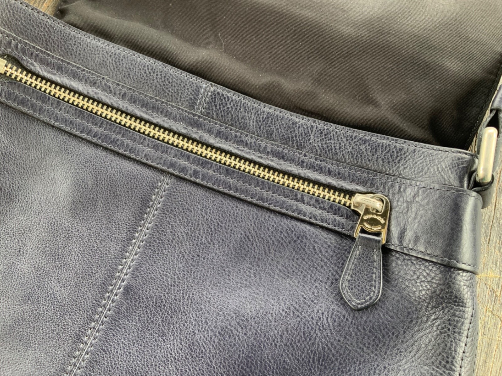 Coach Metropolitan, Sullivan Blue Leather, Crossbody , Messenger, Map Bag.