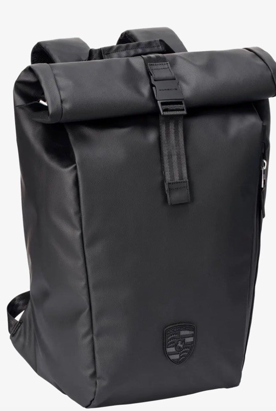 NEW Porsche Cayenne backpack Retail $199 “Race Born” Logo Zipper WAP0350060RCAY