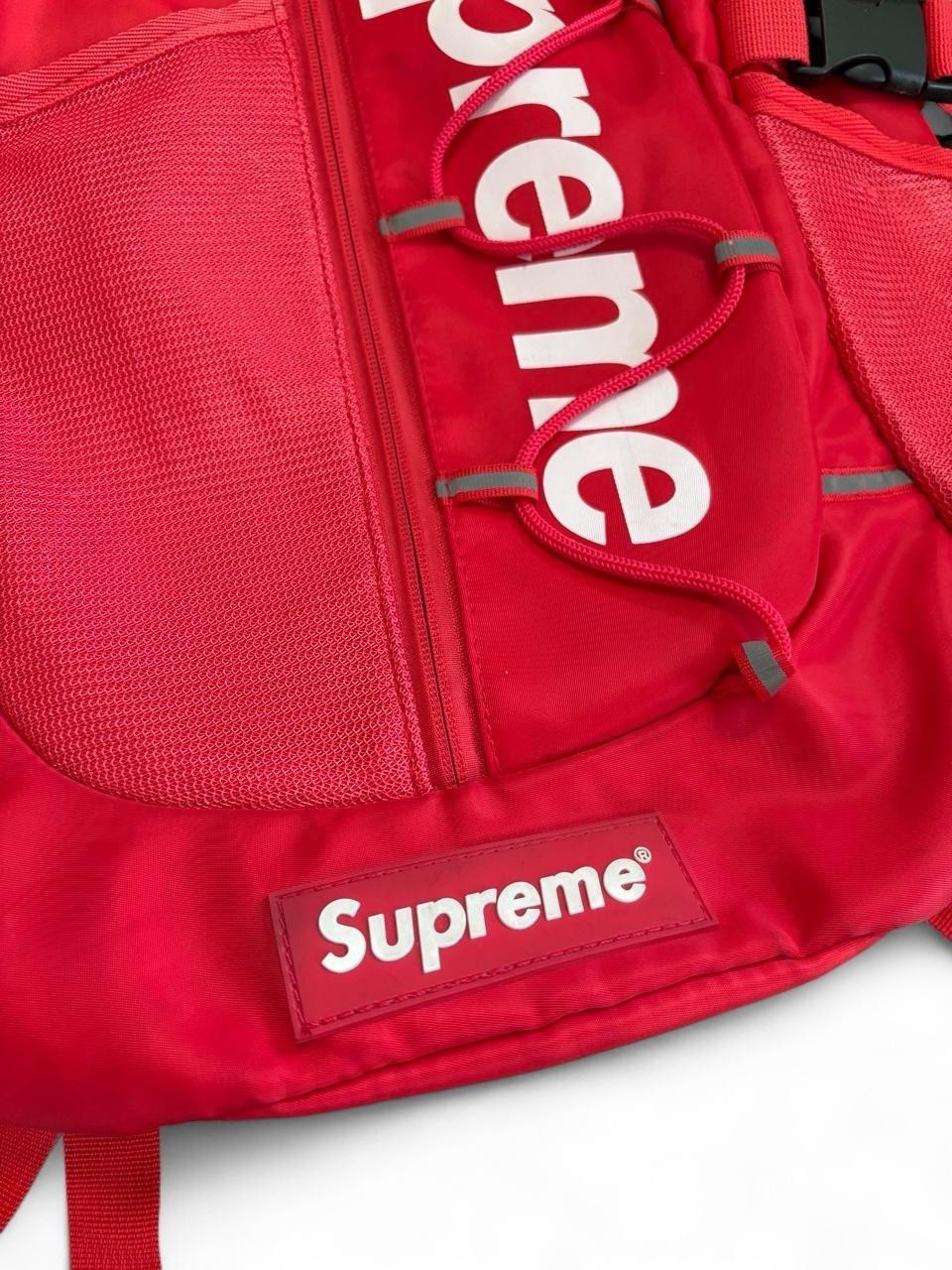 2017 SS17 Supreme 3M Box Logo Travel Backpack Bookbag Red