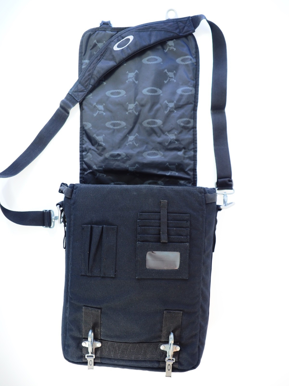 Oakley SI Tactical Field Gear Vertical Large Crossbody Laptop Bag Black