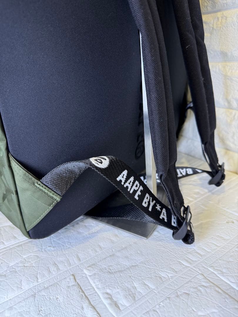 AAPE BY A BATHING APE Camouflage Backpack BNIB Rare 42cm x 35cm