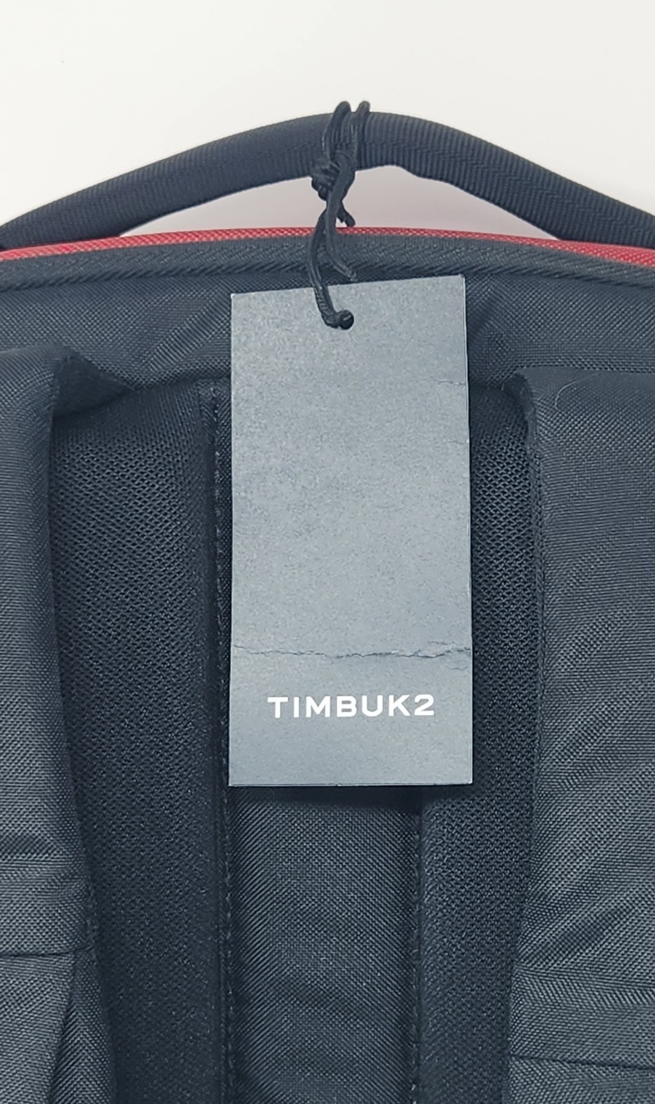 Timbuk2 Division Laptop Backpack Black Red with Taylor Corp Logo 100% Polyester