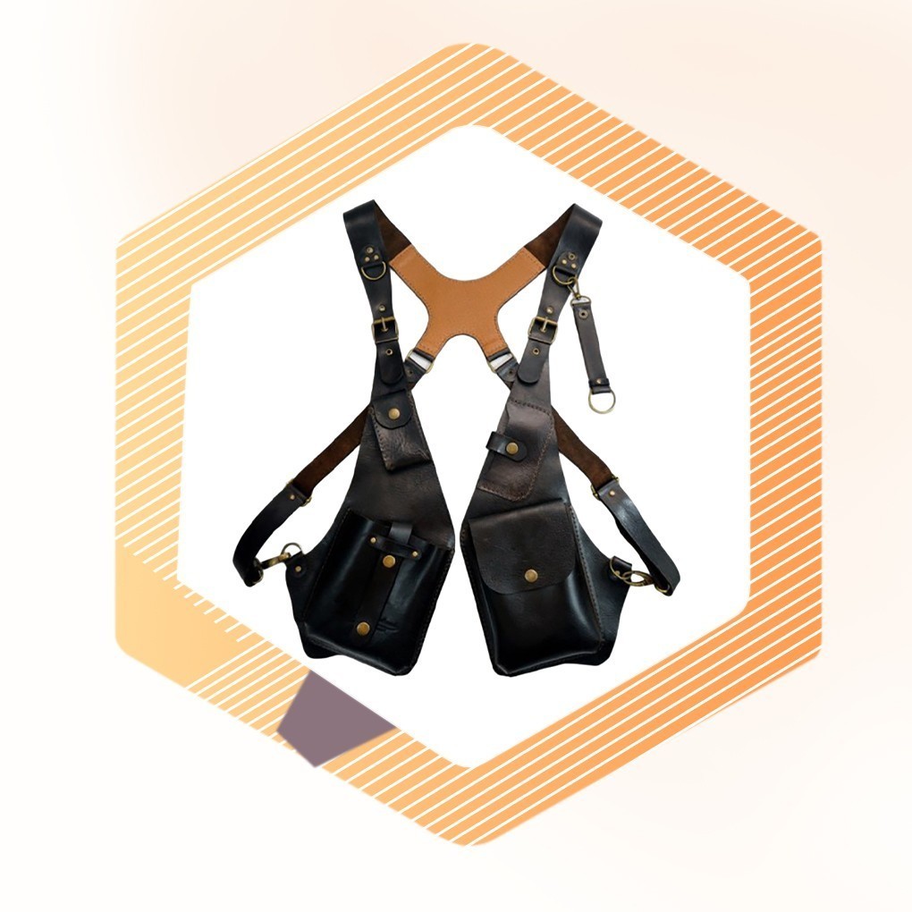 Adjustable Men Anti-Theft Underarm Shoulder Bag PU Leather Wallet Holster Bag US