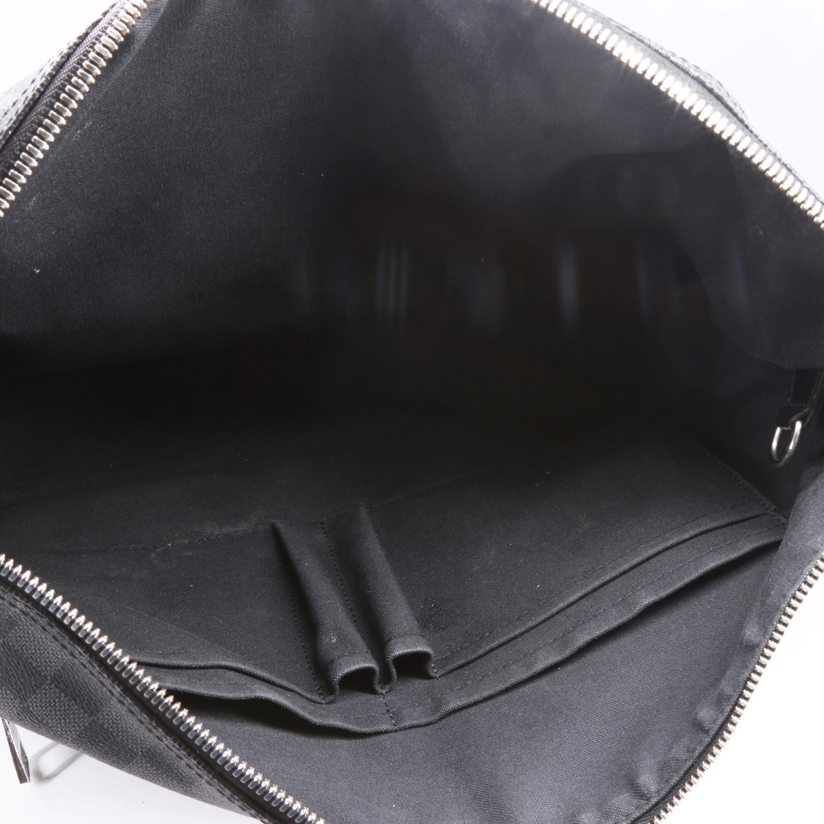 LOUIS VUITTON N41106 Mick MM Damier Graphite Black Messenger Bag (PZ2003415)