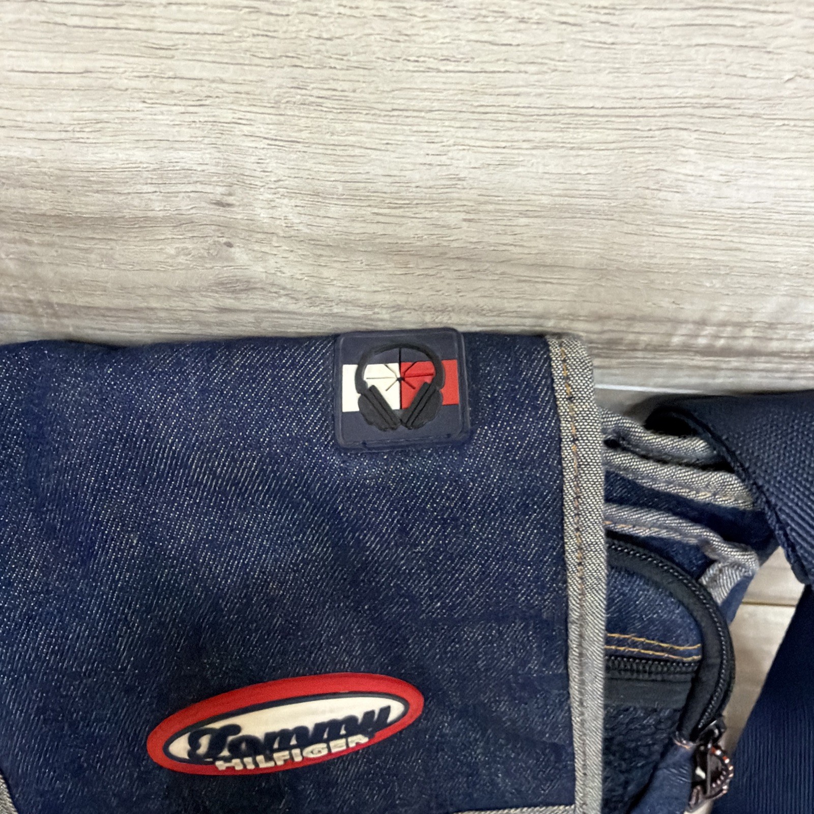 Vintage Tommy Hilfiger Shoulder Bag Y2K Men And Women Unisex Strap Denim Classic