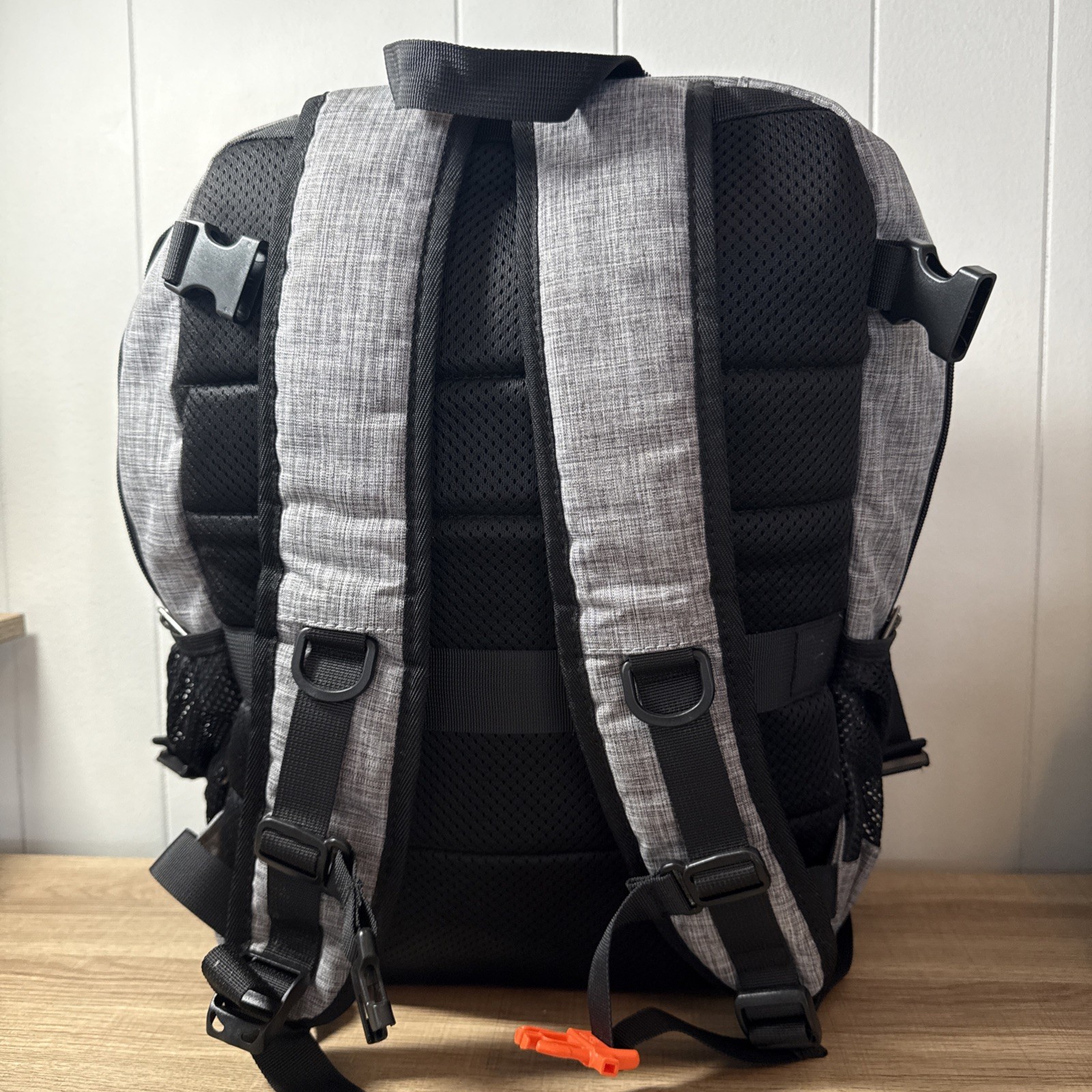 Gray FENGDONG Durable Waterproof Travel Large Laptop Backpack 17.3 inch J5