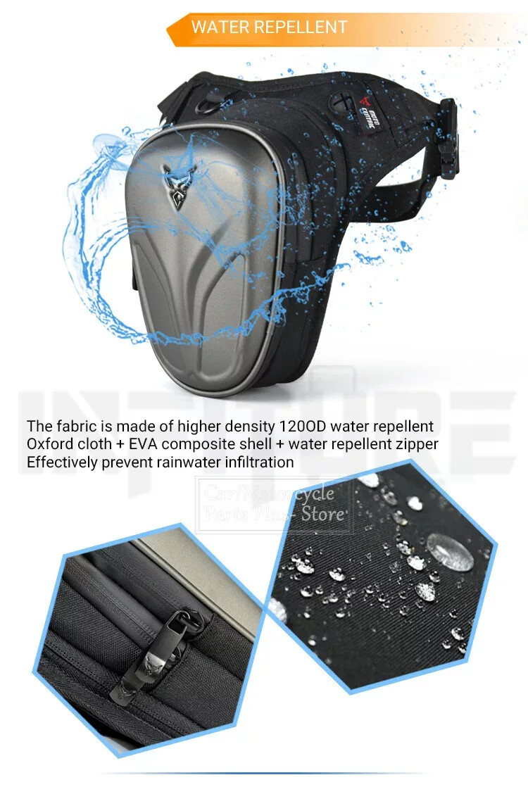 Motorcycle Drop Leg bag Waterproof Outdoor Waist Belt Hip Bum Bag Fanny Pack