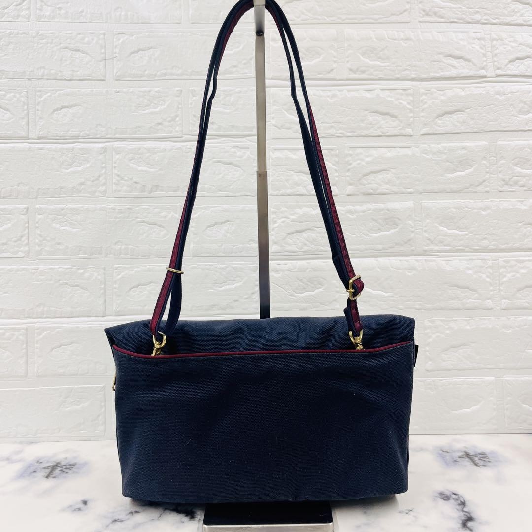 YOSHIDA Bag PORTER Tote Bag Shoulder Bag 2WAY Reversible Navy Japan F/S USED