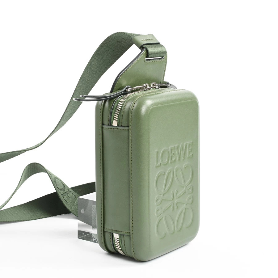 LOEWE Molded Sling Bag B987W42X07 Khaki