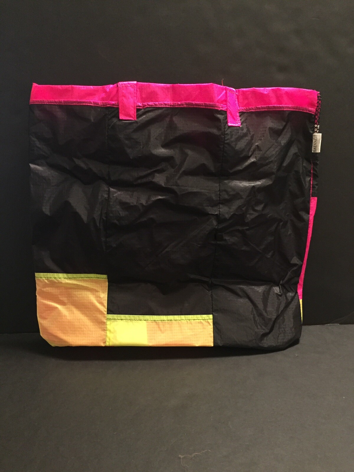 NWT Salvage Recycled Kite Fabric Bag Tote Made By The CCS Workshop Sri Lanka