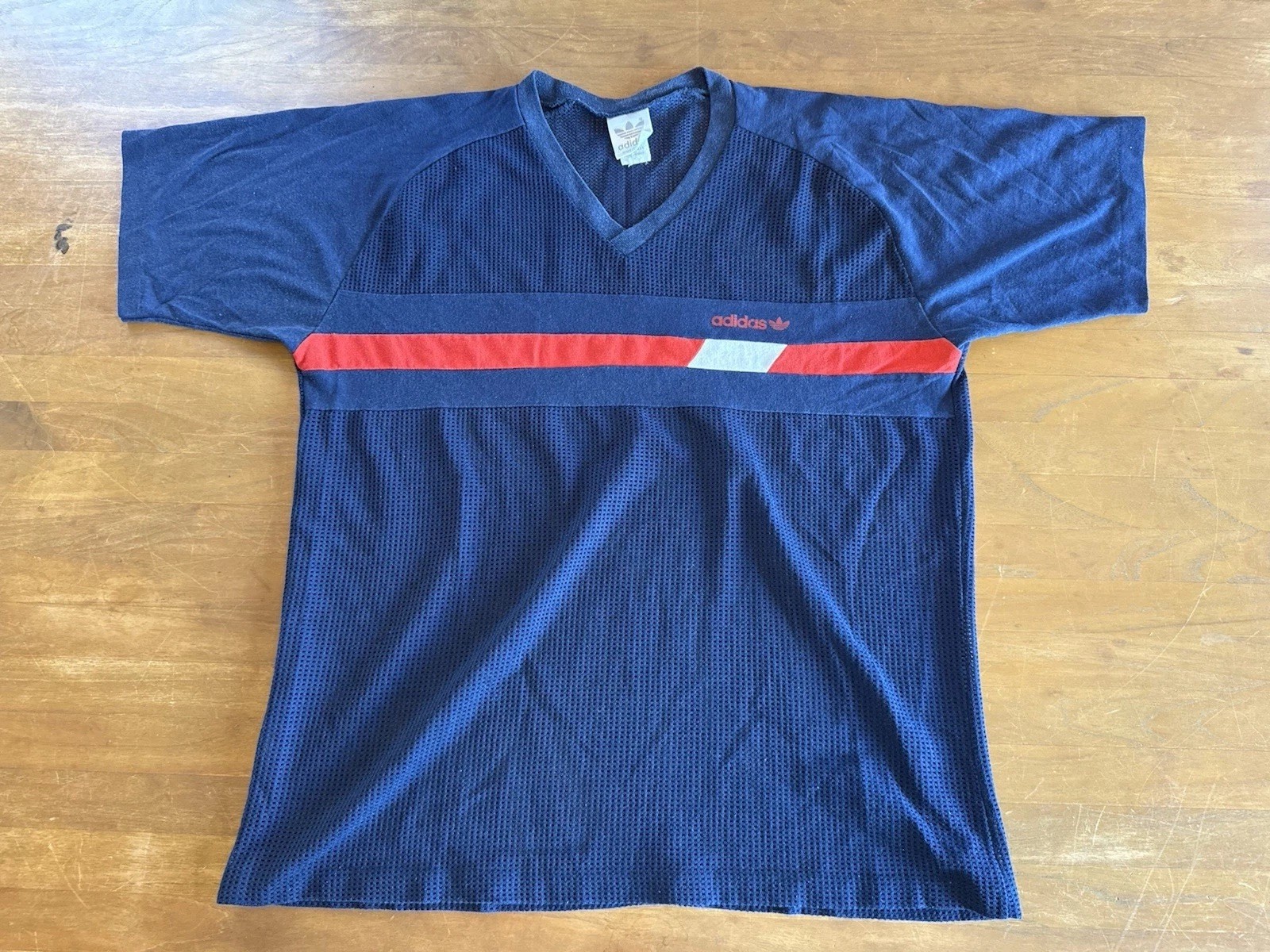 Adidas Mesh Vintage 80S 90S T-Shirt Men’s Size XL