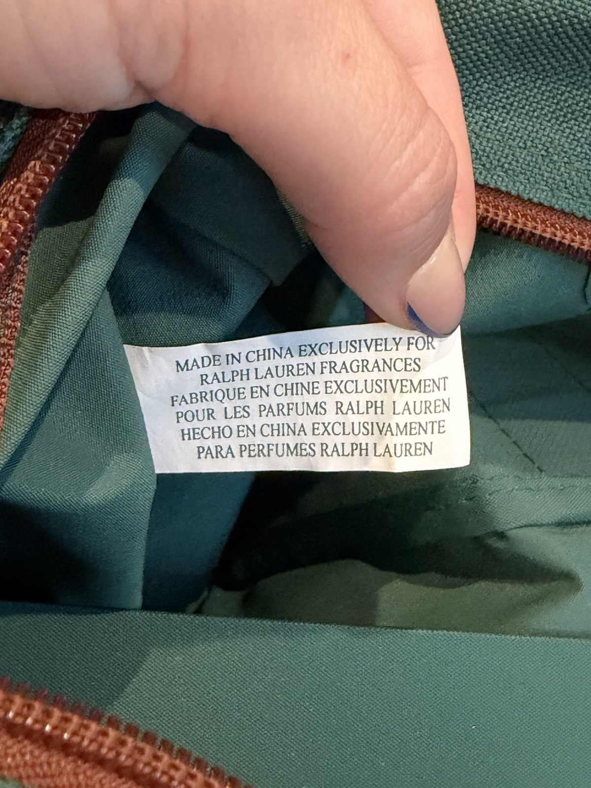 Vintage Ralph Lauren Weekender Duffle Bag 80’s-90’s Green Canvas Travel Tote