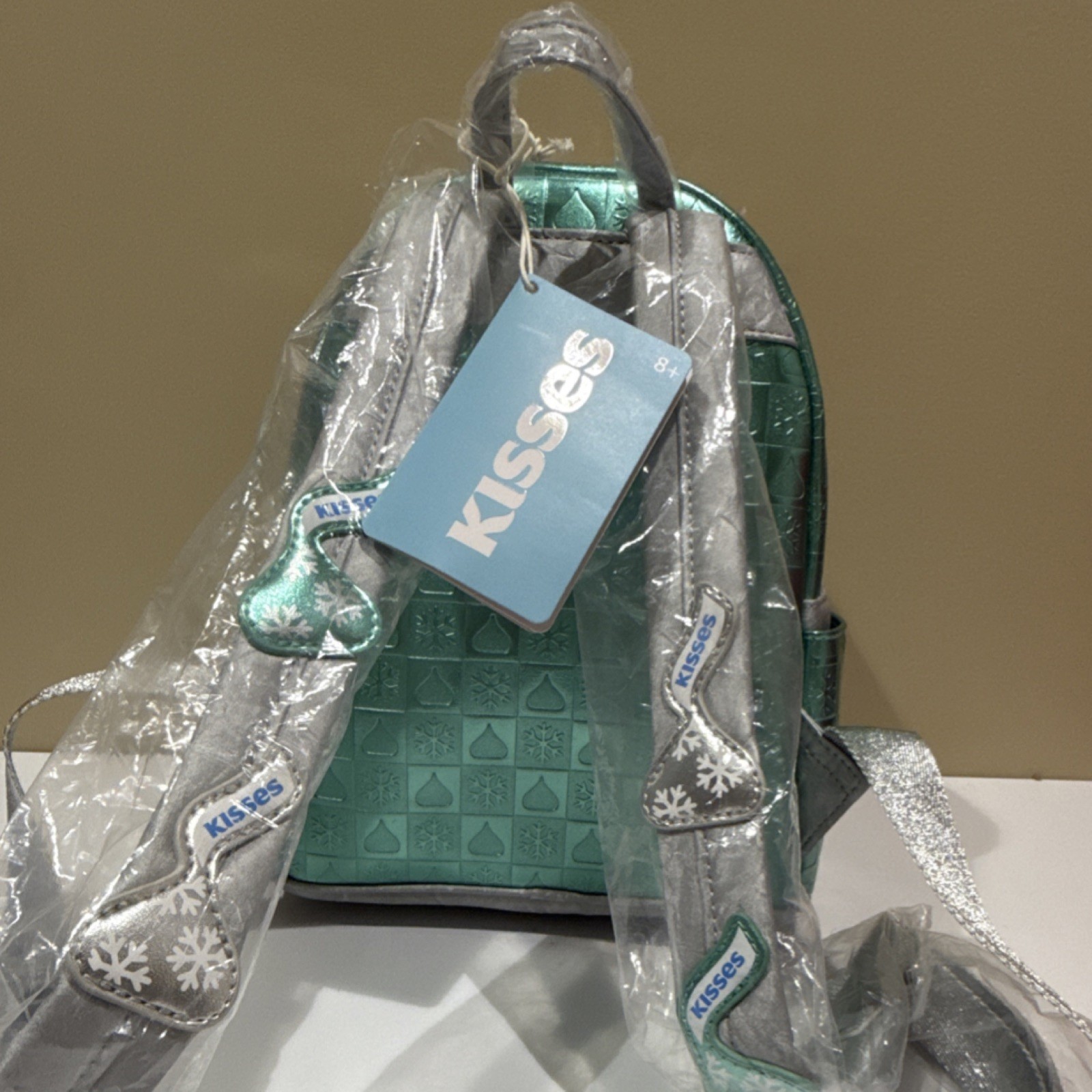 Loungefly Hershey’s Kisses Mint Truffle Mini Backpack Mint Green NWT