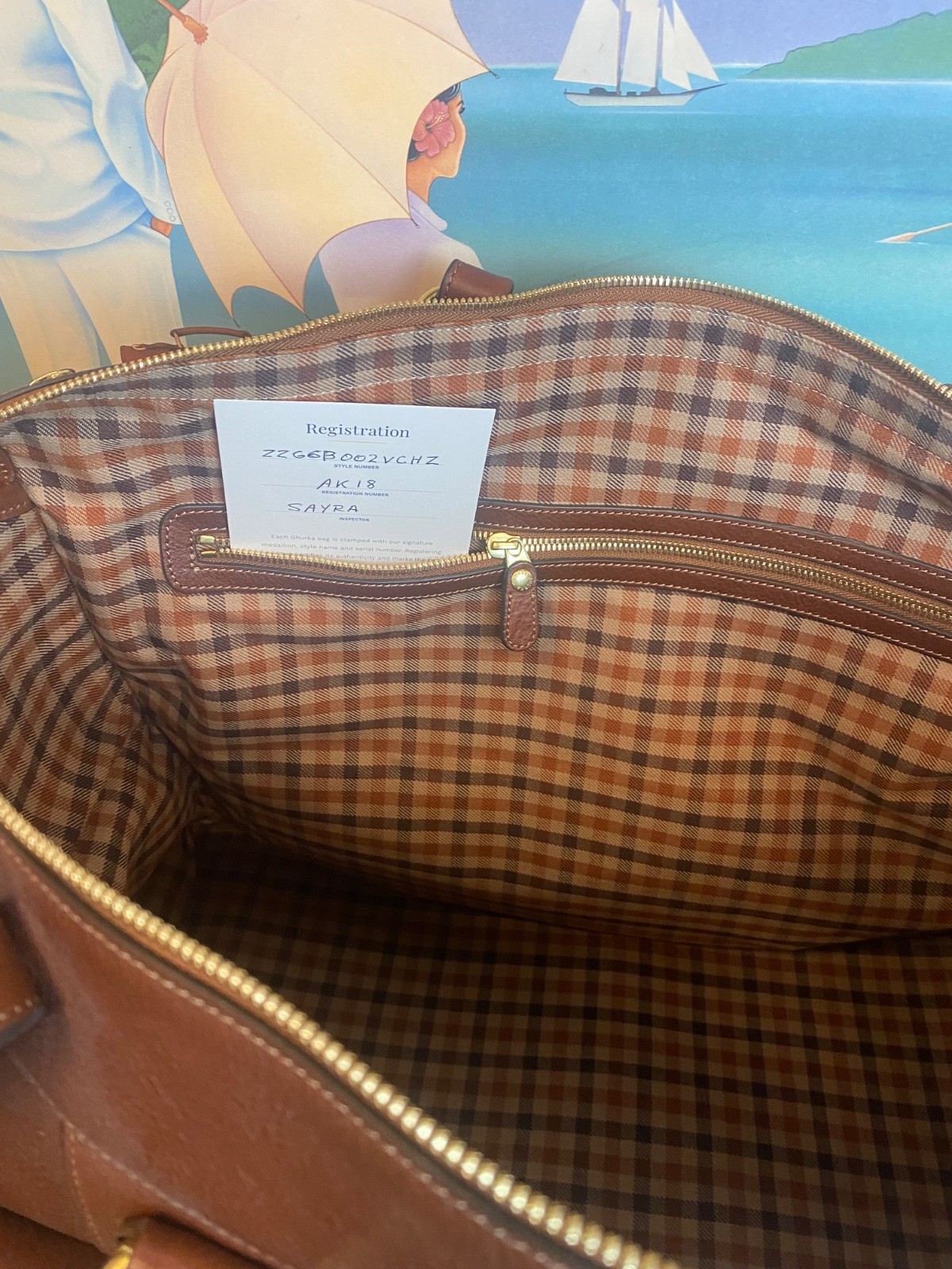 Ghurka Original Collection No. 2 Express Vintage Leather Carry-On Travel Bag