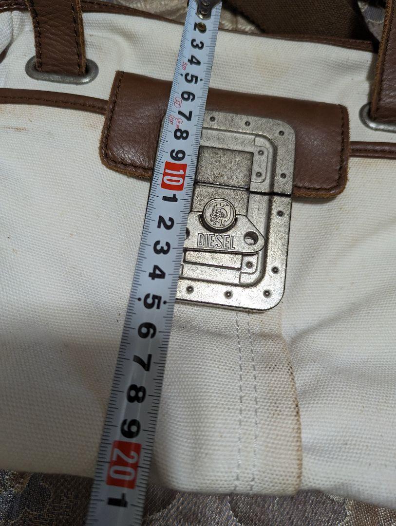 Diesel Men Canvas Fabric Vintage Processing Braveman Plate Logo Luxury Stylish