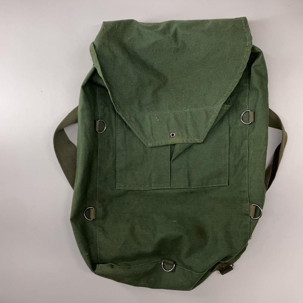 Retro KUMFORT boy pack made Orono Maine The Byer MFG Co Green Canvas Backpack