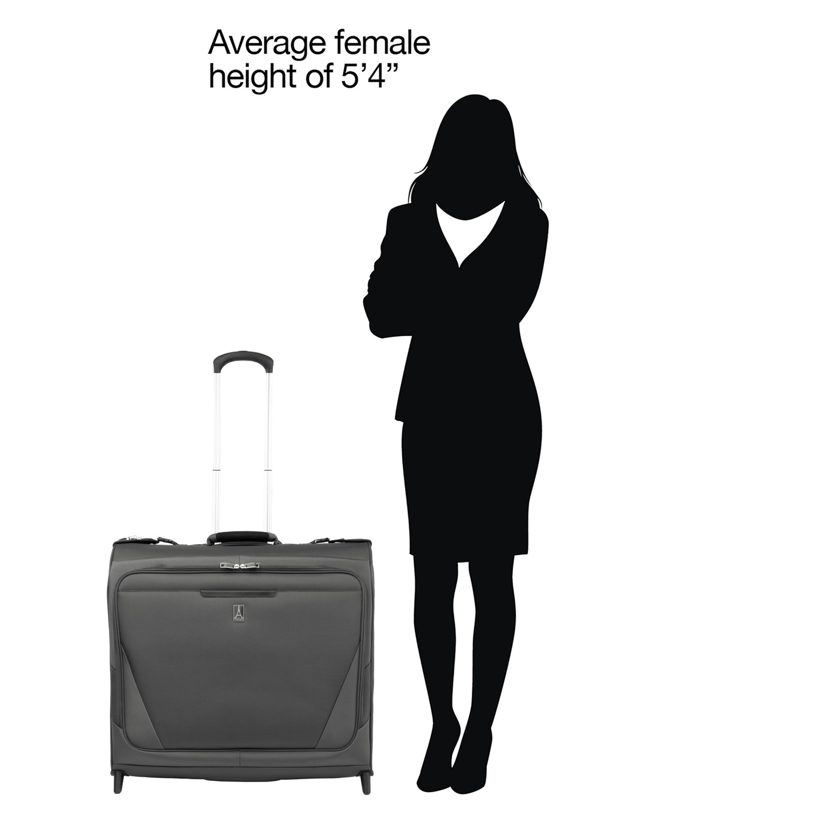 Travelpro Maxlite Lightweight in Upright 2-Wheel Rolling Garment Bag, 24 In U14