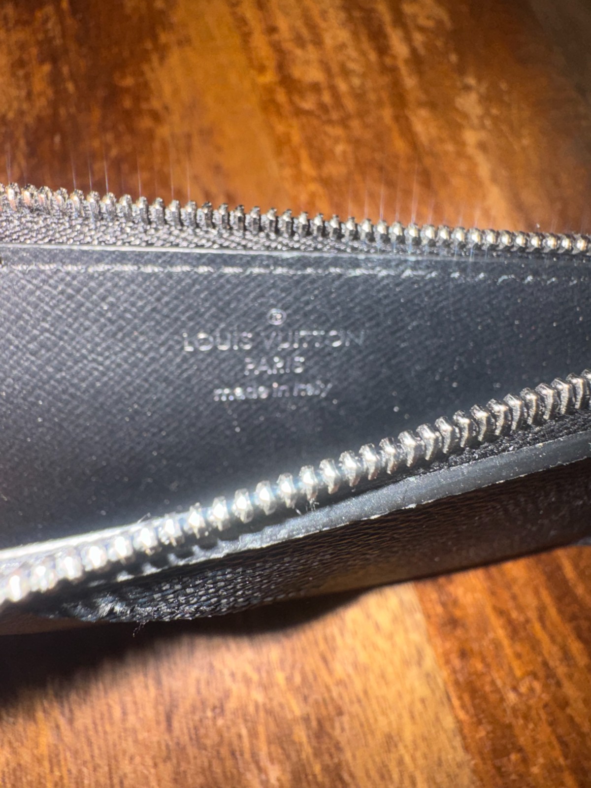 Louis Vuitton Damier graphite coin card holder LV