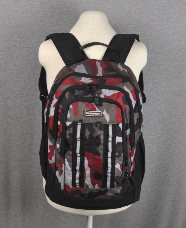 Eastsport Backpack Red Brown Black Camo