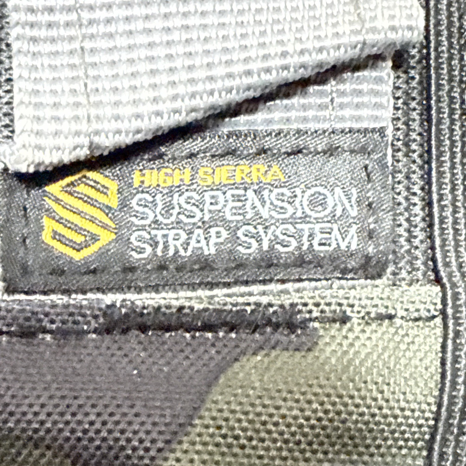 High Sierra Suspension Strap System Camo Computer Backpack