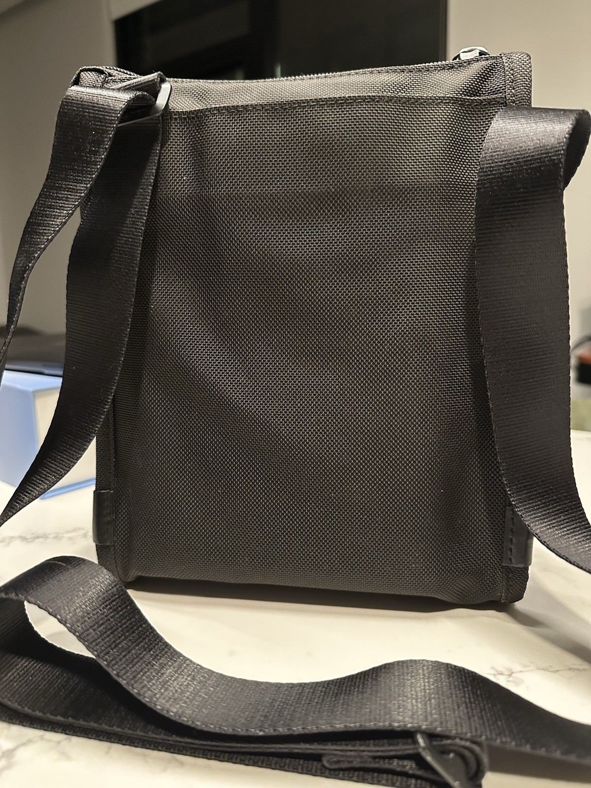 TUMI Small Pocket Bag / Crossbody Black Ballistic Nylon – Very Good Condition