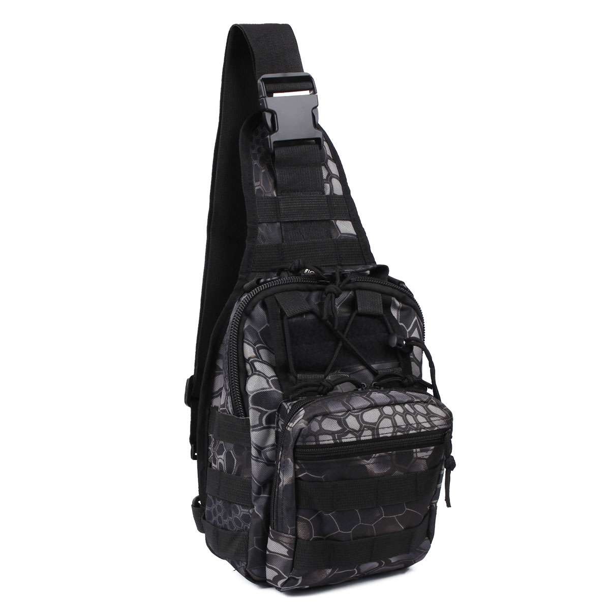 Mens Outdoor Shoulder Chest Bag Military Tactical Backpack Travel Camping Hiking