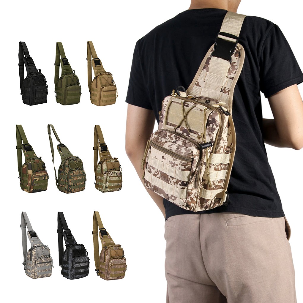 Outdoor Tactical Sling Backpack Military Compact Concealed Carrier Crossbody Bag