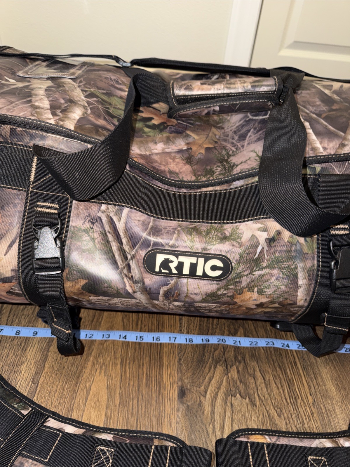 Retired RTIC Waterproof Duffle Bag 140L Kanati Camo Backpack Straps Heavy Duty