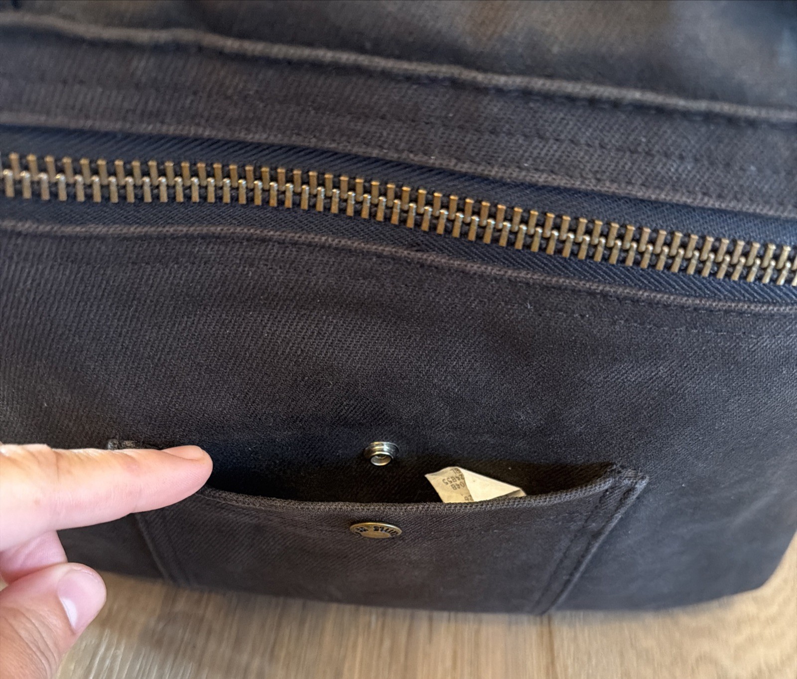 Vintage Filson 70048 Black Rugged Twill Tote Bag | Made in USA | Rare Sample