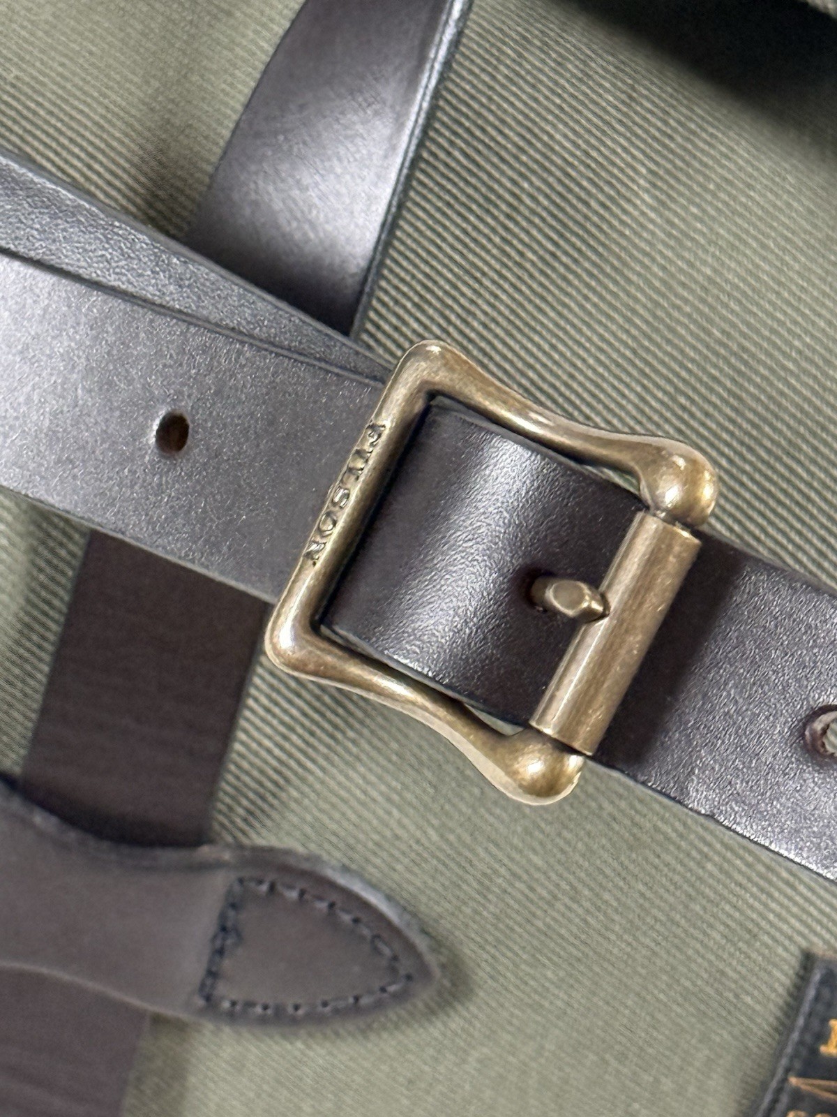 FILSON SMALL RUGGED TWILL DUFFLE BAG OTTER GEEEN NWT SOLD OUT