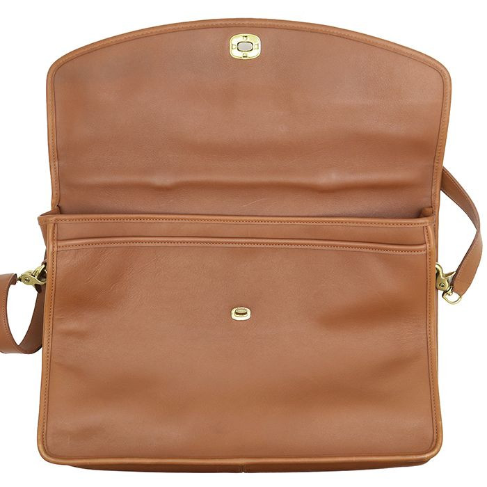 Vintage Coach 5265 Metropolitan Briefcase Brown Leather 2Way Business Bag
