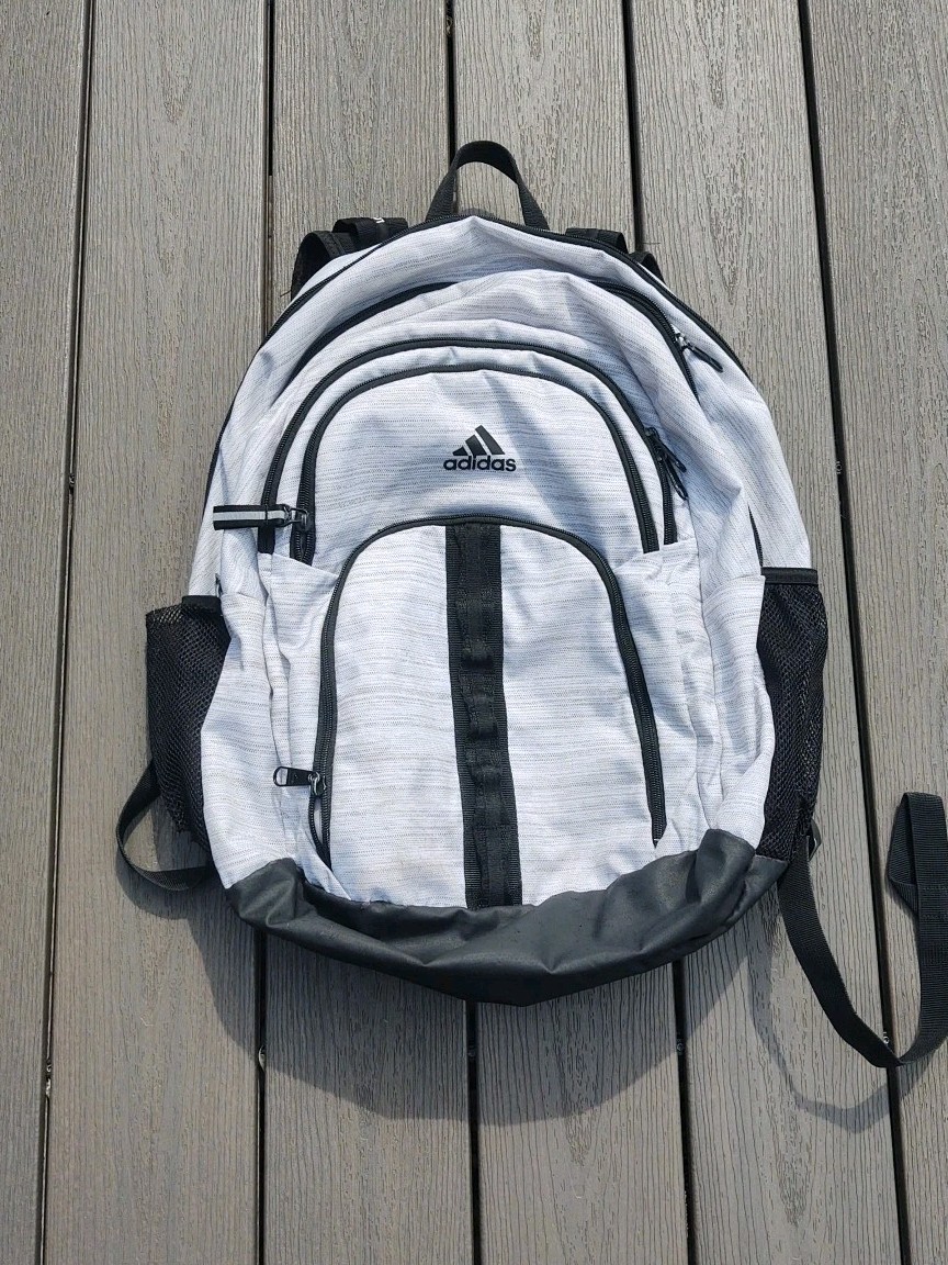 Adidas Unisex Prime 6 Backpack – Two Tone White/Black