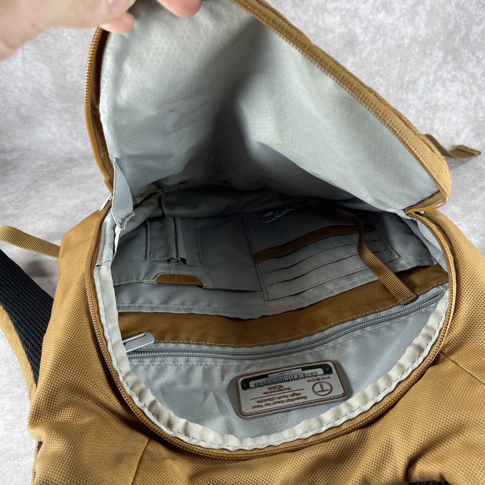 Tumi T-Tech Original Ballistic Nylon Two Tone Camel Backpack 57415RU