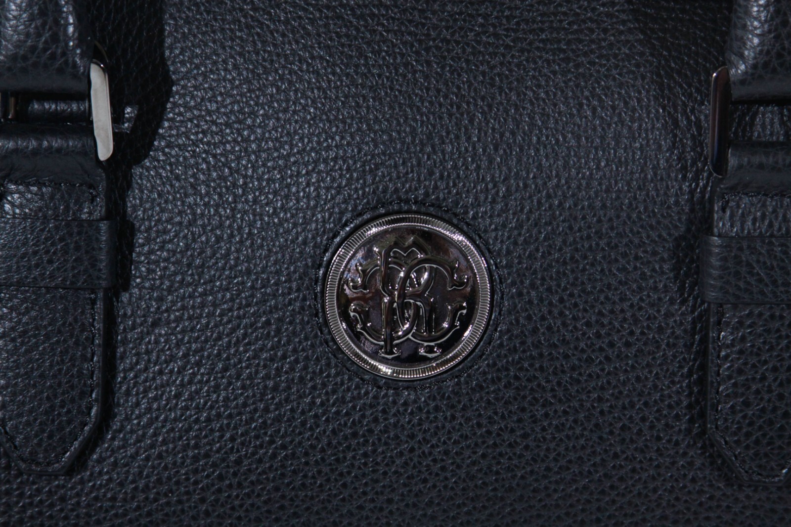Roberto Cavalli Men’s briefcase business Leather bag Made in Italy